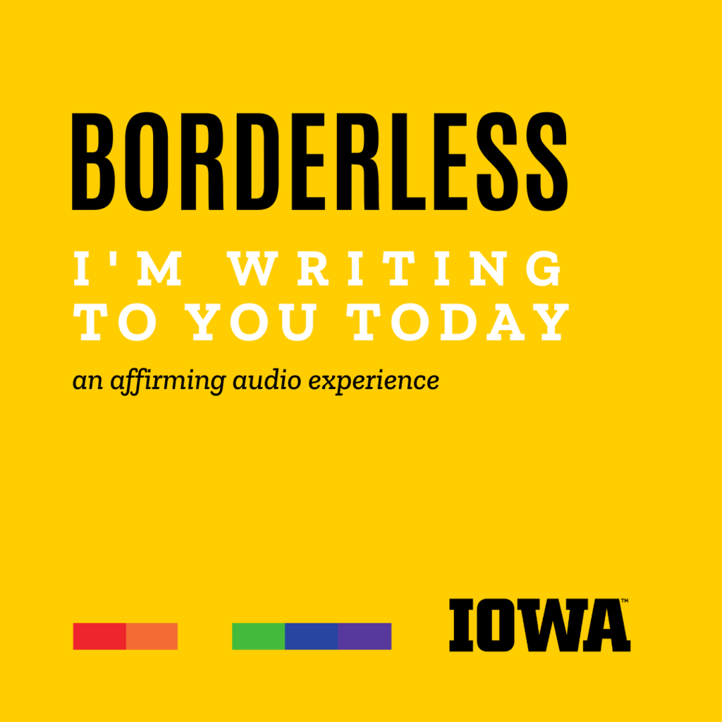 Borderless presents I'm Writing to You Today promotional image