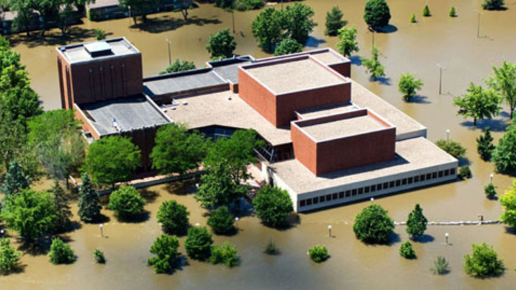 Theatre Building during the 2008 floods